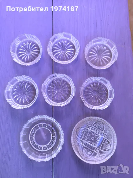 Нови стъклени пепелници, снимка 1