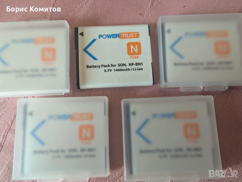 Батерия NP-BN1 NP BN1 1400mAh, снимка 1