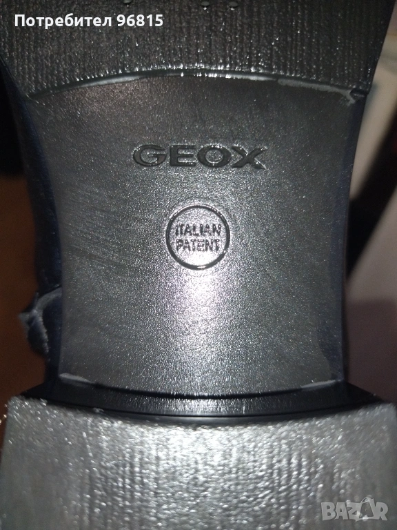 italian patent geox дамски ботуши от естествена кожа, снимка 1