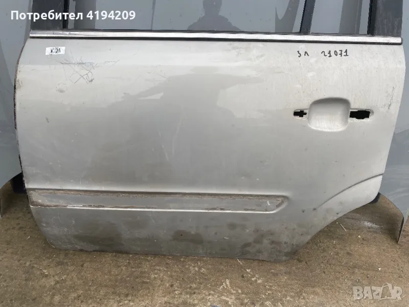 Зафира Б задна лява врата 100 лв , снимка 1