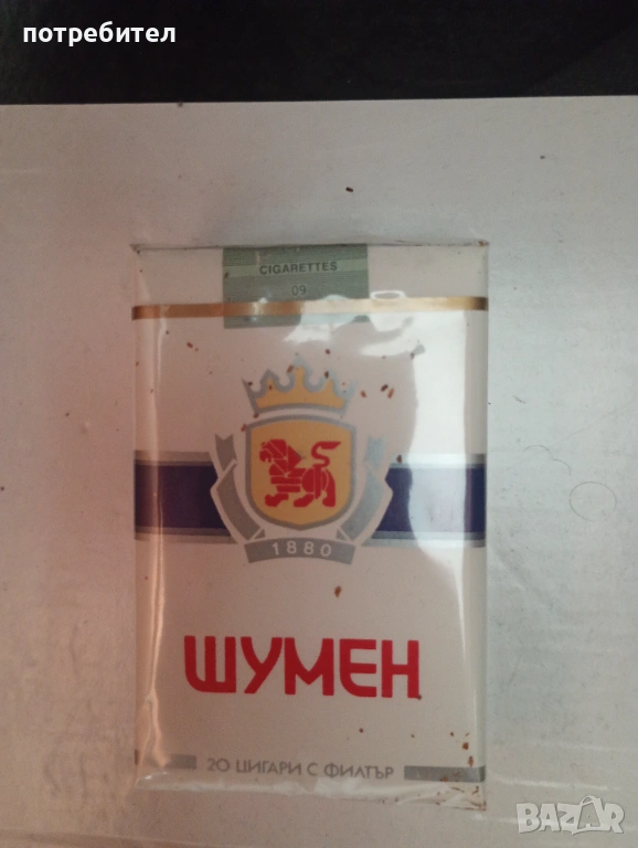 кутия пакет стари цигари ШУМЕН , снимка 1