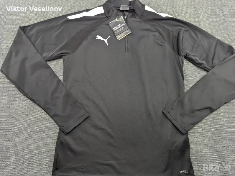 НОВО PUMA Мъжка Блуза с Дълъг Ръкав Размер S Спортна Еластична, снимка 1