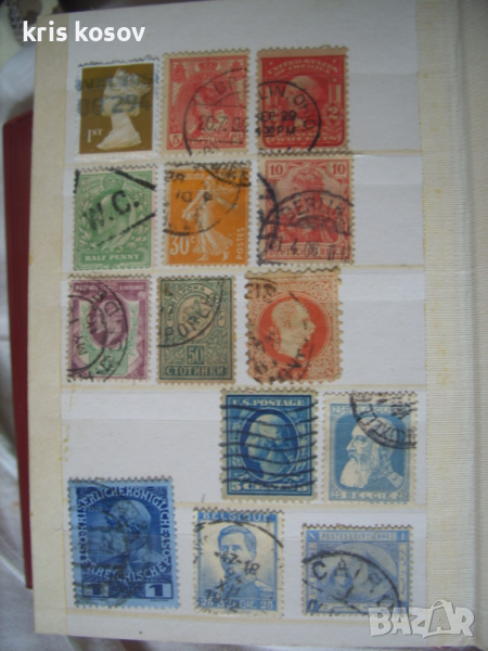 14 бр. микс стари пощенски марки, снимка 1