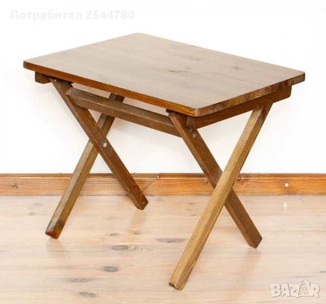 Нова Масичка от естествено дърво сгъваема, снимка 1