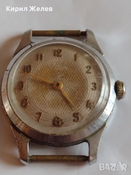 Стар часовник за колекция декорация с позлатени цифри и стрелки - 24231, снимка 1