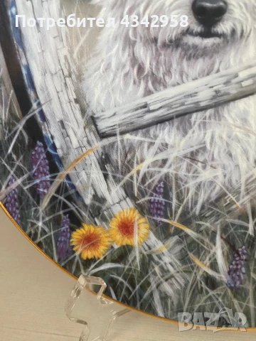 Колекционерска чиния от серия «Westies », снимка 4 - Антикварни и старинни предмети - 50811937