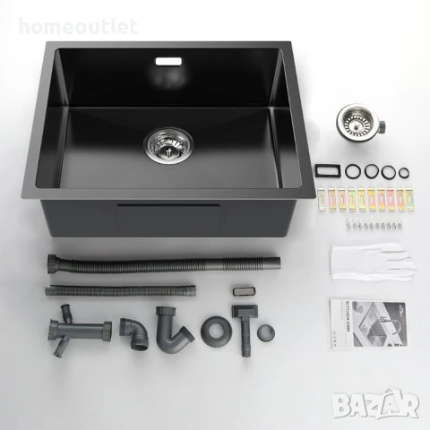 ПРОМОЦИЯ Кухненска мивка от неръждаема стомана с нано покритие 913258-06-JHG0606, снимка 7 - Мивки - 51128365