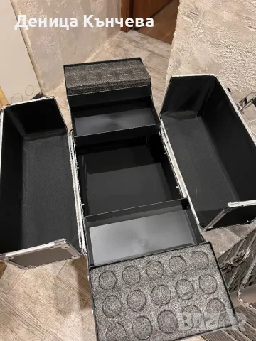 Професионален куфар за грим, снимка 6 - Куфари - 48160241