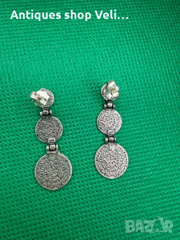 Сребърни обеци №7348 , снимка 3 - Обеци - 51420335