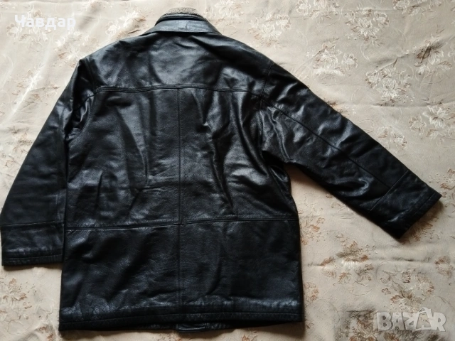Мъжко кожено яке MORENA - размер XXL, снимка 4 - Якета - 53489348