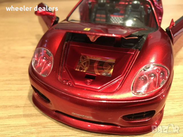 Метална количка Hot Wheels Ferrari 360 Spider 1/24 Dropstars Custom , снимка 8 - Колекции - 36154338