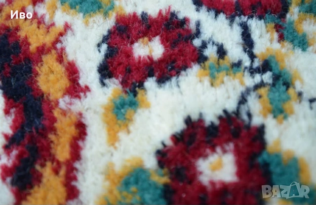 Стар персийски килим от 100% овча вълна, снимка 9 - Други - 53816287