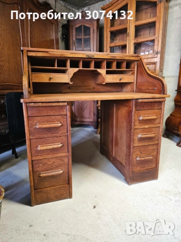 Масивно дъбово писалище в перфектно състояние