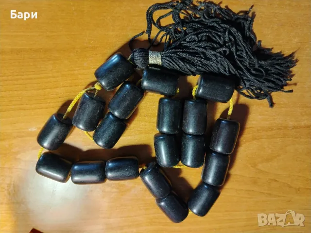 Голяма черна броеница , снимка 9 - Други ценни предмети - 36751897