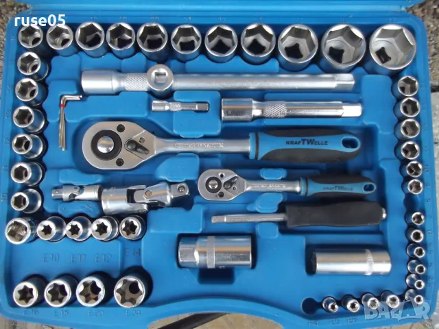 Комплект инструменти "KRAFTWELLE - Professional Line", снимка 2 - Куфари с инструменти - 48118227