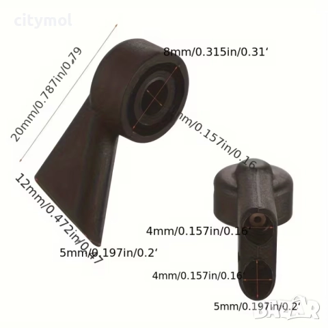 Дюза за измиване на задната чистачка за AUDI/Ауди A3 A4 A6 Q3 Q5 SQ5 Q7, снимка 4 - Аксесоари и консумативи - 52696102