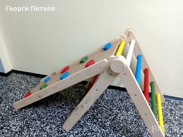 Триъгълник на Пиклер в комплект с рампа/пързалка., снимка 2 - Мебели за детската стая - 44444385