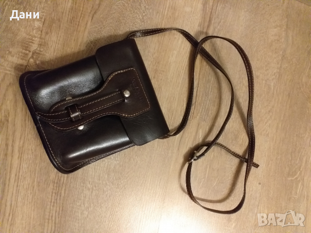 Нова кафява чанта, естествена кожа, снимка 3 - Чанти - 36374256