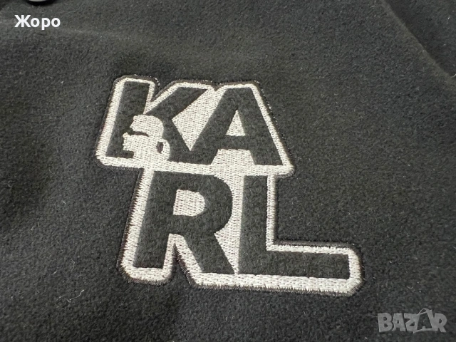 Karl Lagerfeld  Оригинално дизайнерско яке тип Varsity/Bomber – НОВО С ЕТИКЕТ – Размер M, снимка 12 - Якета - 53577173