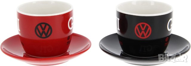 Volkswagen GTI чаши за кафе VW GOLF GTI, снимка 4 - Аксесоари и консумативи - 41399159