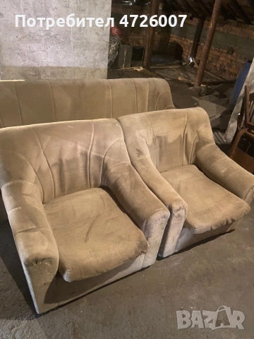 Диван и два фотьойла БЕЗПЛАТНО, снимка 2 - Дивани и мека мебел - 53726493