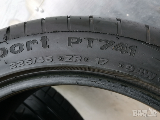 225/45R17-№687, снимка 5 - Гуми и джанти - 44793706