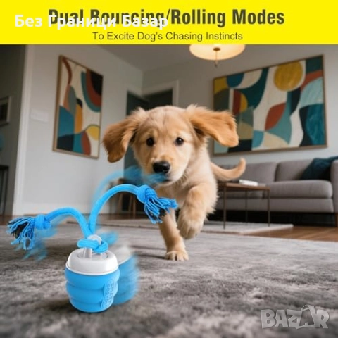 Нова Играчка за кучета против скука – интелигентна топка с опашка за игра, снимка 2 - За кучета - 51689279