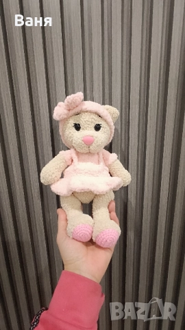 Плетено мече, снимка 10 - Плюшени играчки - 52260171