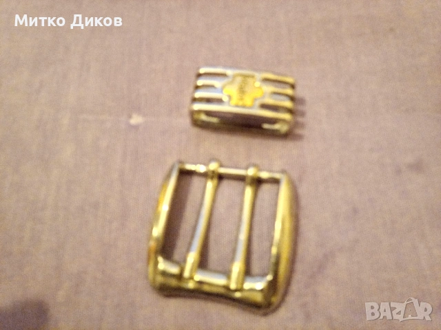 Катарама за колан с метална халка маркова на Надолу нова с две дупки