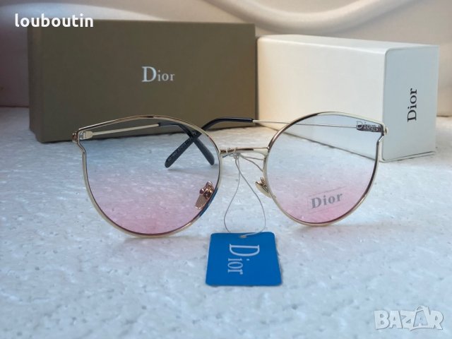 DIOR 2021 слънчеви очила тип котка UV 400 защита с лого, снимка 3 - Слънчеви и диоптрични очила - 34221463