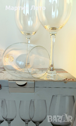  Чаши за вино. Висококачествено стъкло. 60 броя, снимка 7 - Чаши - 44674156
