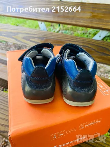 Обувки за прохождане biomecanics 22 номер, снимка 4 - Бебешки обувки - 50373028