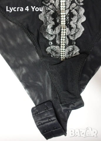 MED луксозно черно боди 75В размер, снимка 5 - Бельо - 53640064