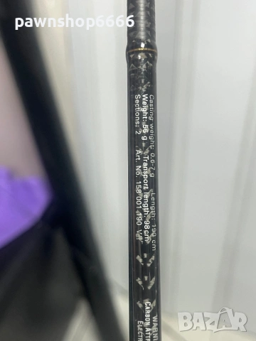 РИБАРСКИ ПРЪТ KONGER STREETO AIR XUL1902 190/0,6-7, снимка 3 - Въдици - 53684517