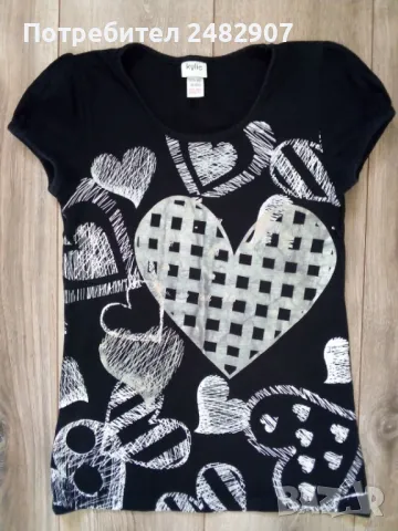 Детска блуза с къс ръкав