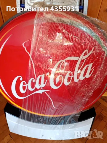Чисто Нова coca cola огромна светеща табела кока кола 