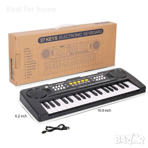 Детско клавиатурно пиано 37 клавиша, снимка 3 - Други - 50964228
