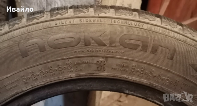 Продавам 1 брой зимна гума 185.65.15 дот 2020 Nokian , снимка 3 - Гуми и джанти - 53836211