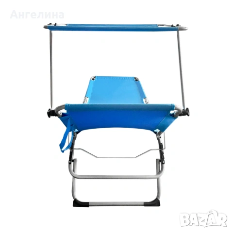 Градински шезлонг Muhler C2013, 188х56х25cm, снимка 3 - Градински мебели, декорация  - 53676304