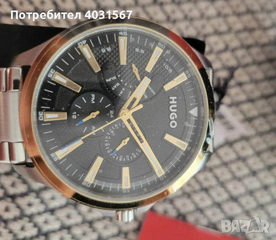 Hugo Boss часовник, чисто нов, оригинален. Неръждаема стомана, снимка 5 - Мъжки - 44783223