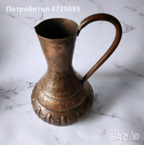 Медна ваза, снимка 2 - Вази - 53301892