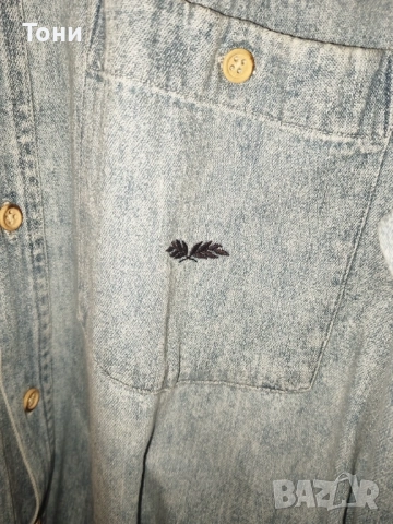 PART TWO Нова Мъжка Дънкова Риза с Яка L , снимка 8 - Ризи - 53714280