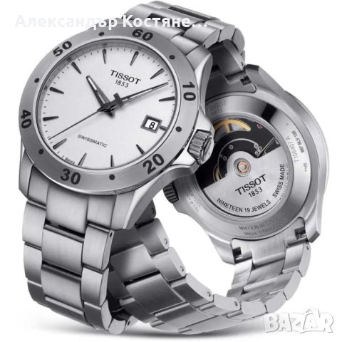 Мъжки часовник Tissot V8 Sapphire 42mm Уникален, снимка 2 - Мъжки - 40359885