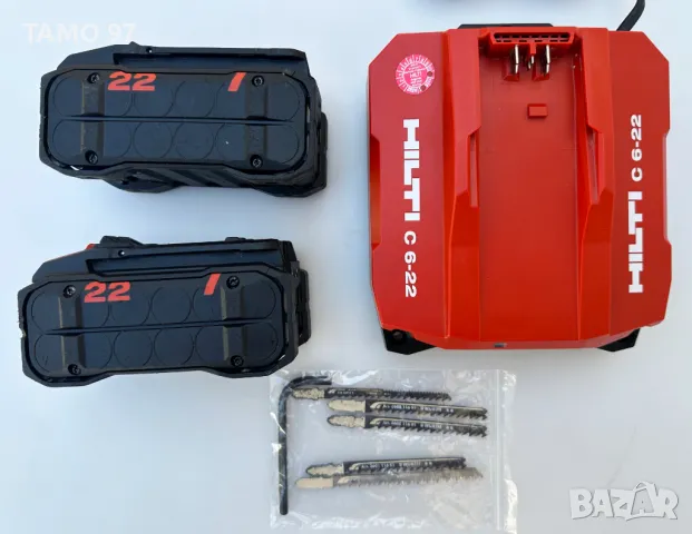 Hilti SJT 6-22 Nuron - Безчетков прободен трион /зеге 2x22V 5.10Ah , снимка 10 - Други инструменти - 50038118