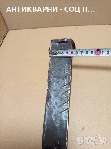 Соц Стар Ръчно Кован Клин За Цепене На Дърва Трупи Тегло 2.400кг., снимка 9 - Антикварни и старинни предмети - 52101922