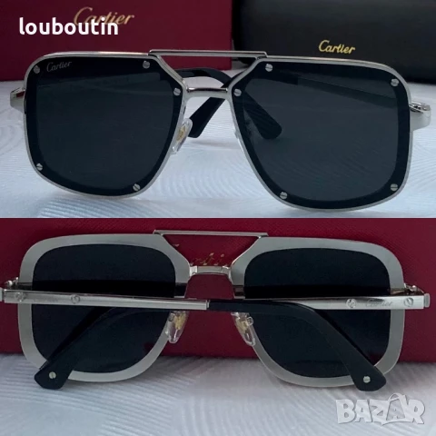Cartier мъжки слънчеви очила 2 цвята, снимка 1