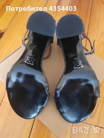 Елегантни дамски сандали с каишка, снимка 4 - Дамски елегантни обувки - 49702693