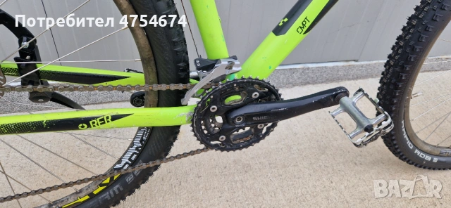 Алуминиев велосипед CUBE колело 29", снимка 3 - Велосипеди - 53797750