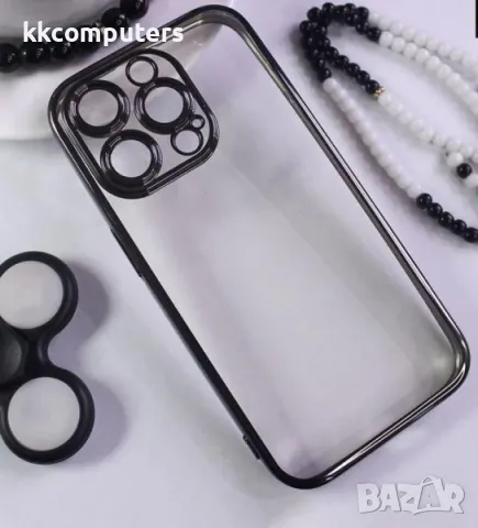 Калъф J-Case Shield Прозрачен Мат /Черна рамка/ за iPhone 16 Pro Max 6.9 Баркод : 3130861