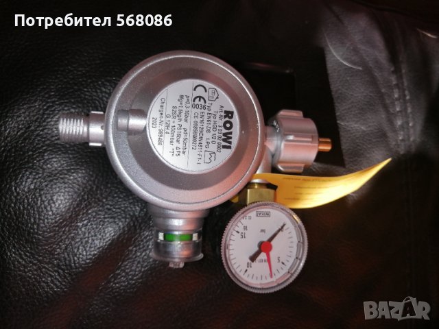 Газов регулатор Rowi с двойна защита, снимка 3 - Барбекюта - 42493666